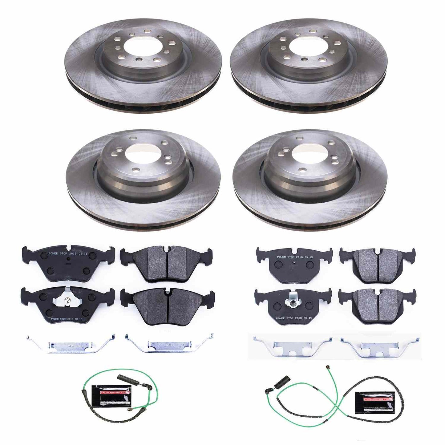PowerStop Power Stop 01-06 BMW M3 Front & Rear Track Day SPEC Brake Kit TDSK5730