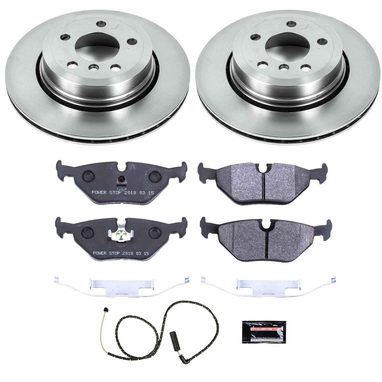 PowerStop Power Stop 04-10 BMW X3 Rear Track Day SPEC Brake Kit TDSK5738