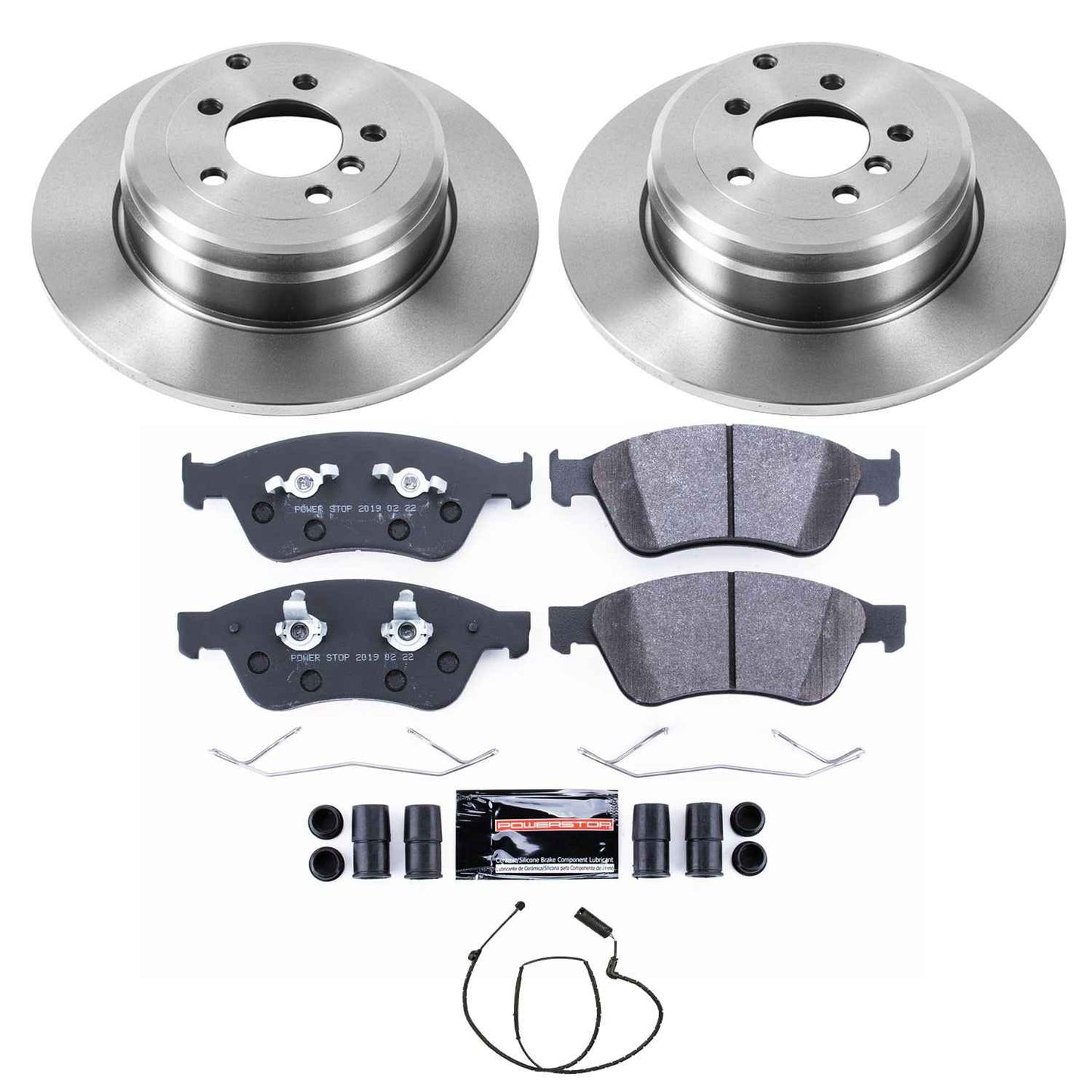PowerStop Power Stop 03-05 Land Rover Range Rover Rear Track Day SPEC Brake Kit TDSK5742