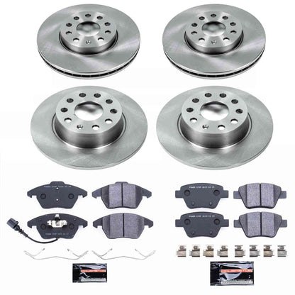 PowerStop Power Stop 2012 Volkswagen Beetle Front & Rear Track Day SPEC Brake Kit TDSK5747