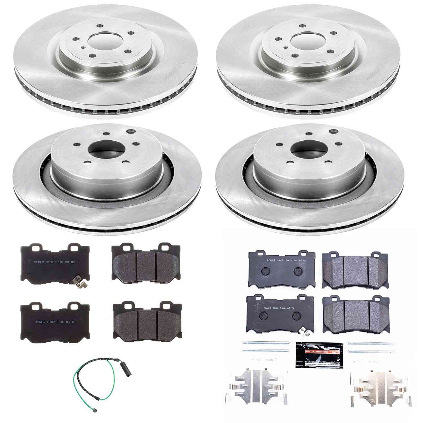 PowerStop Power Stop 09-13 Infiniti FX50 Front & Rear Track Day SPEC Brake Kit TDSK5823