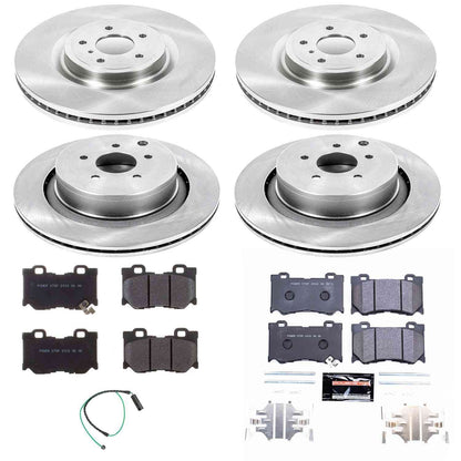 PowerStop Power Stop 09-13 Infiniti FX50 Front & Rear Track Day SPEC Brake Kit TDSK5823