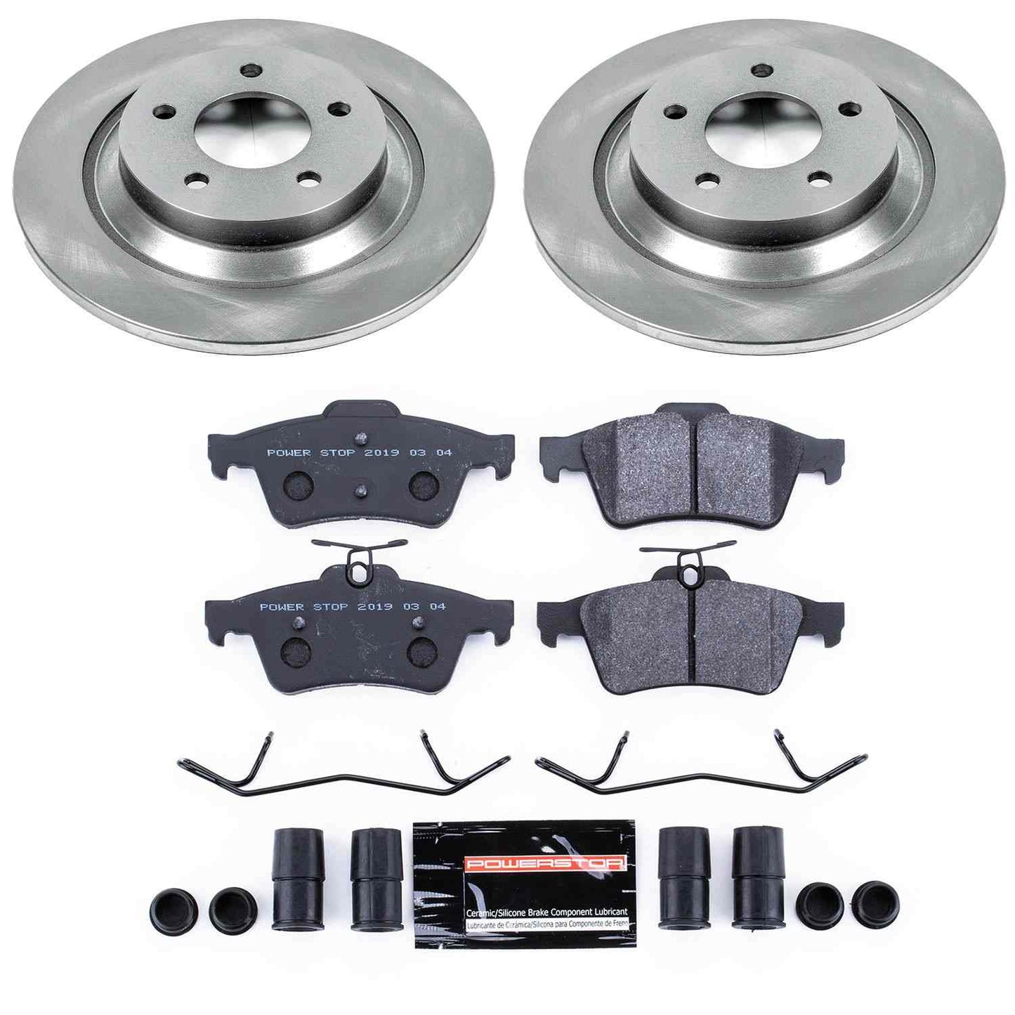 PowerStop Power Stop 08-10 Mazda 5 Rear Track Day SPEC Brake Kit TDSK5842