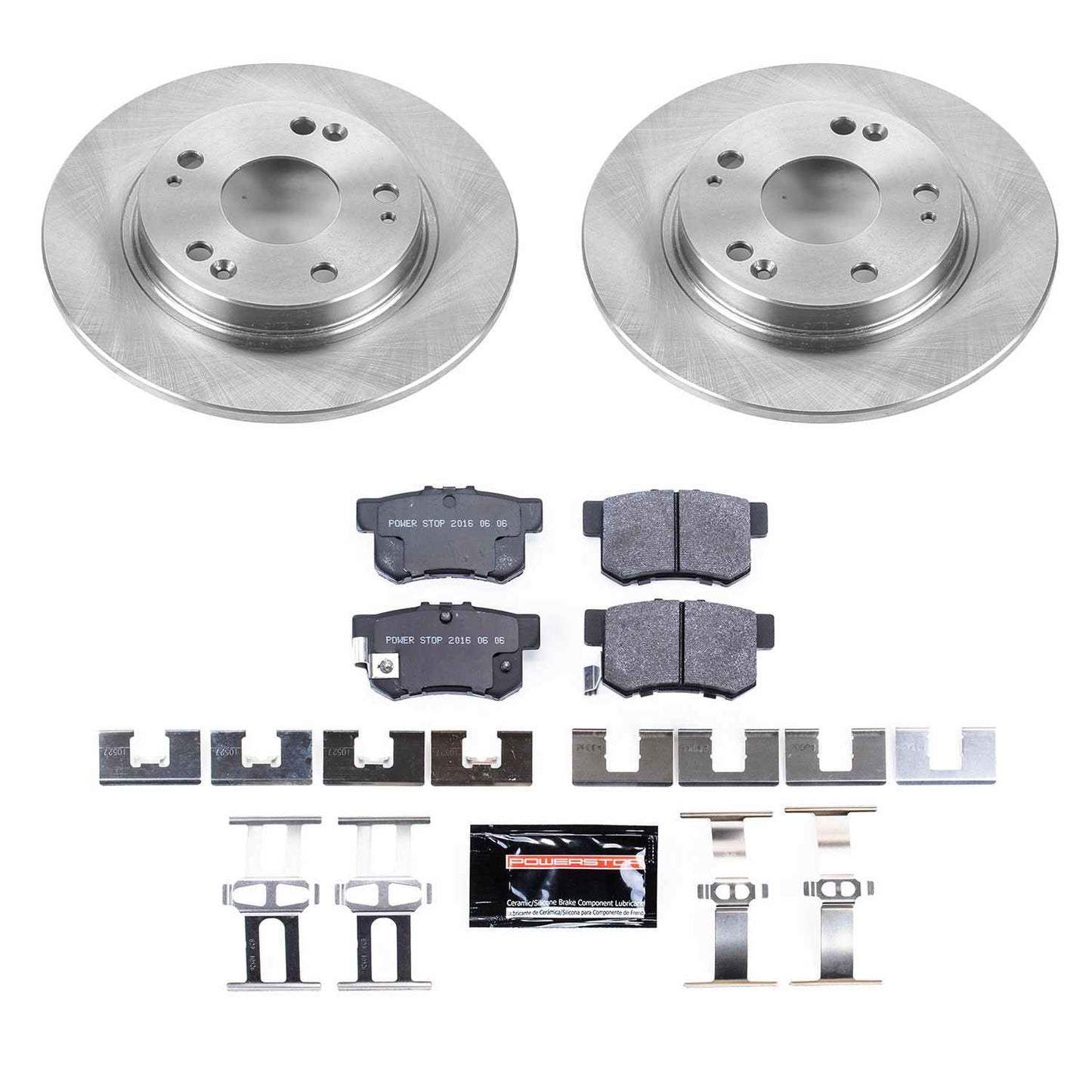 PowerStop Power Stop 11-15 Honda CR-Z Rear Track Day SPEC Brake Kit TDSK5860