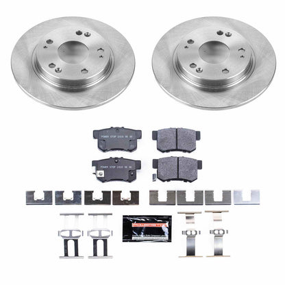 PowerStop Power Stop 11-15 Honda CR-Z Rear Track Day SPEC Brake Kit TDSK5860