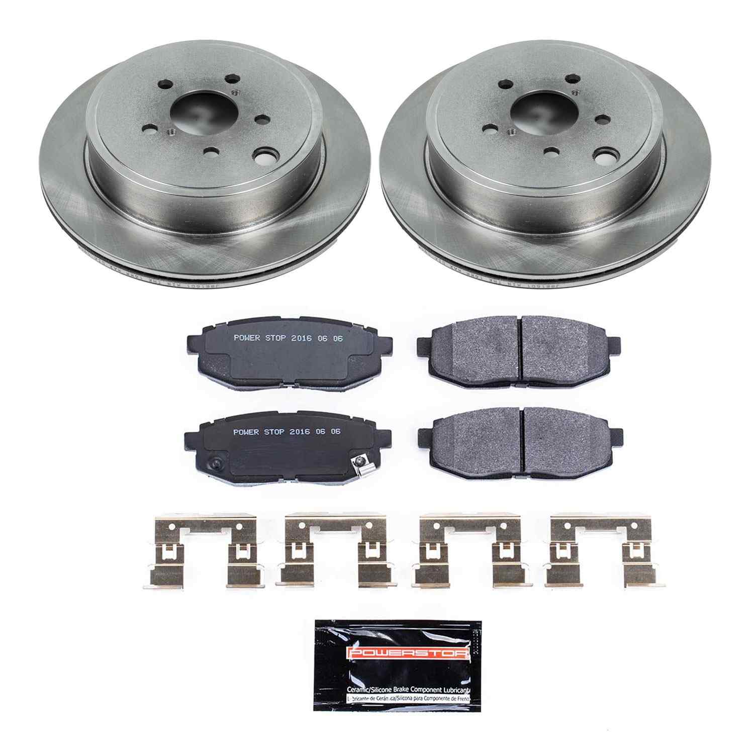 PowerStop Power Stop 13-16 Scion FR-S Rear Track Day SPEC Brake Kit TDSK5883