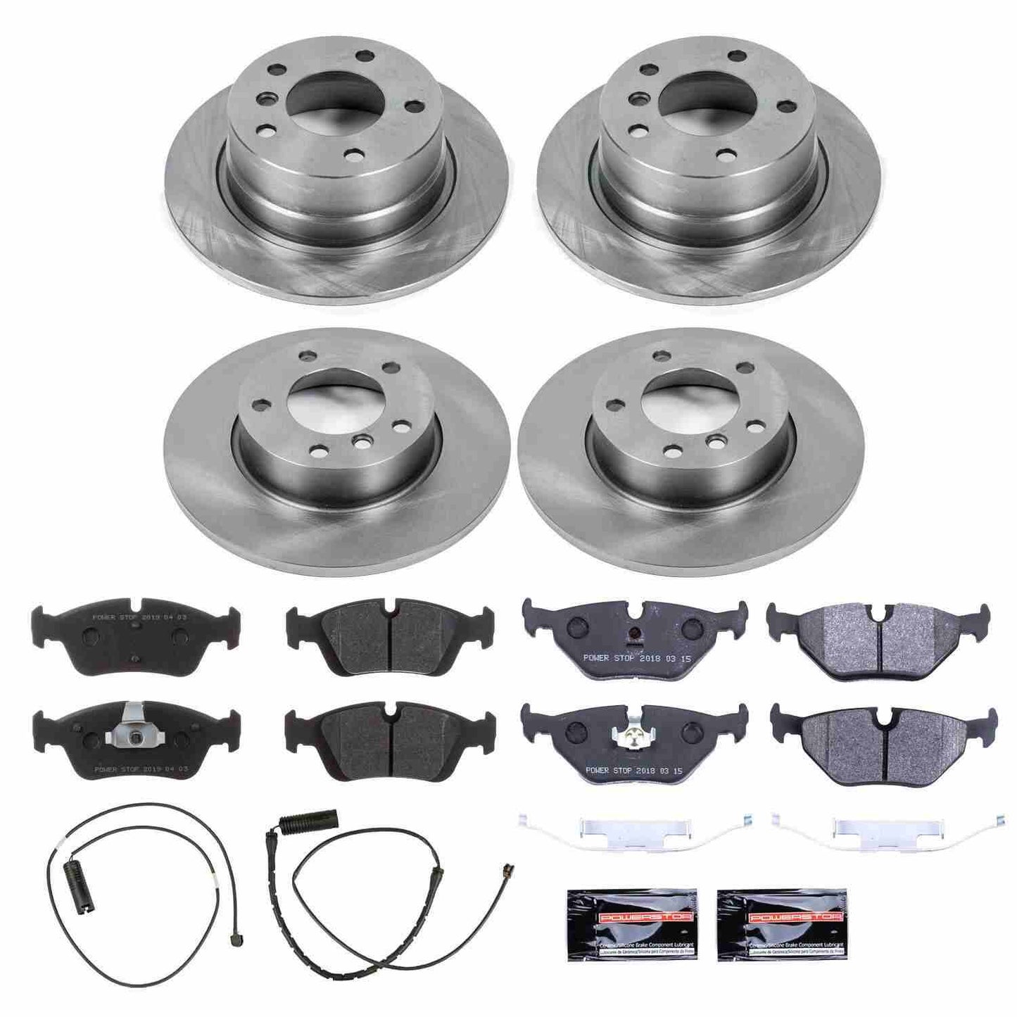 PowerStop Power Stop 95-99 BMW 318ti Front & Rear Track Day SPEC Brake Kit TDSK591
