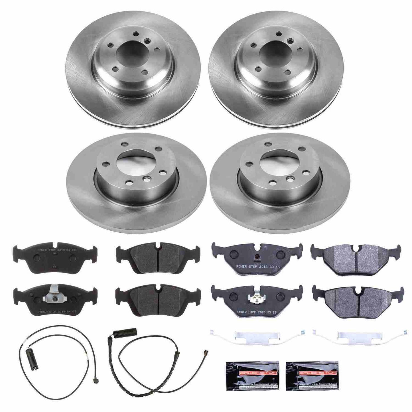 PowerStop Power Stop 96-98 BMW Z3 Front & Rear Track Day SPEC Brake Kit TDSK592