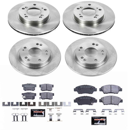 PowerStop Power Stop 11-15 Honda CR-Z Front & Rear Track Day SPEC Brake Kit TDSK5936