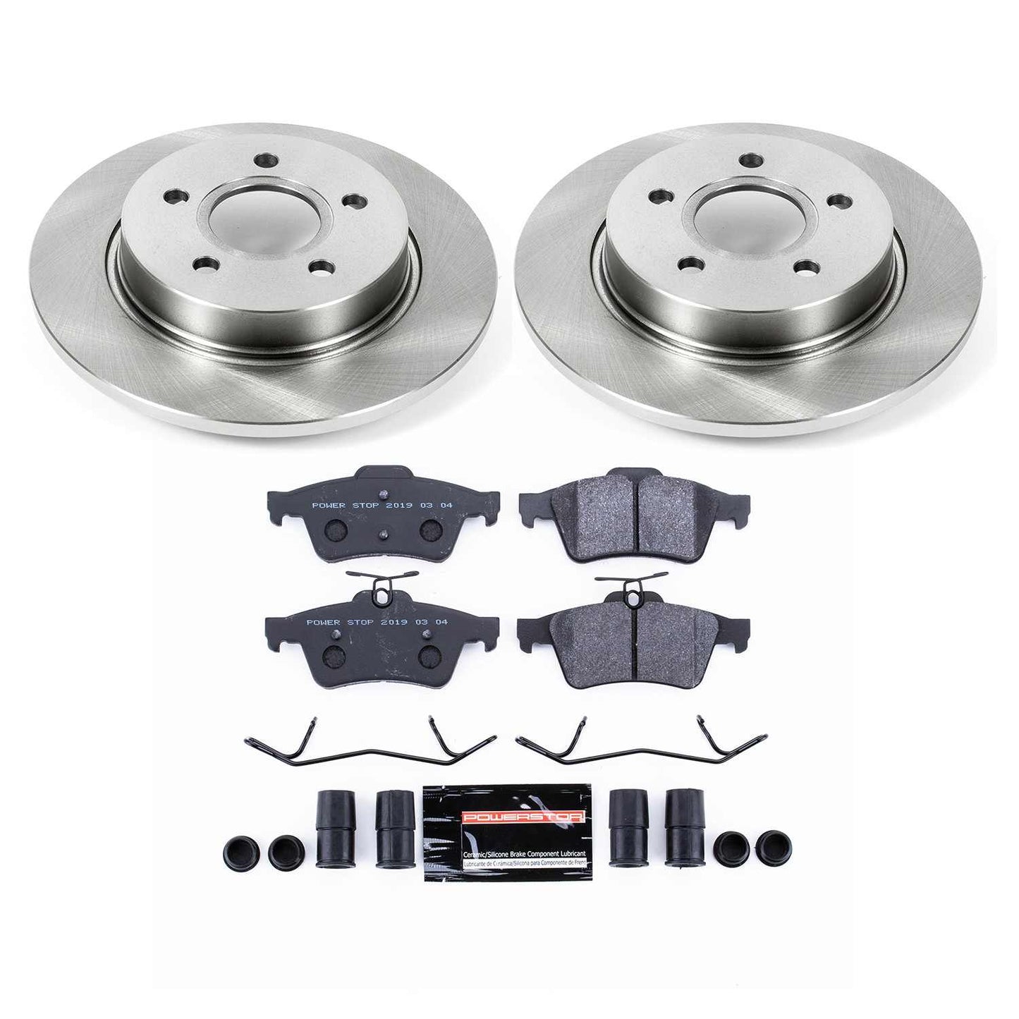 PowerStop Power Stop 12-18 Ford Focus Rear Track Day SPEC Brake Kit TDSK5975