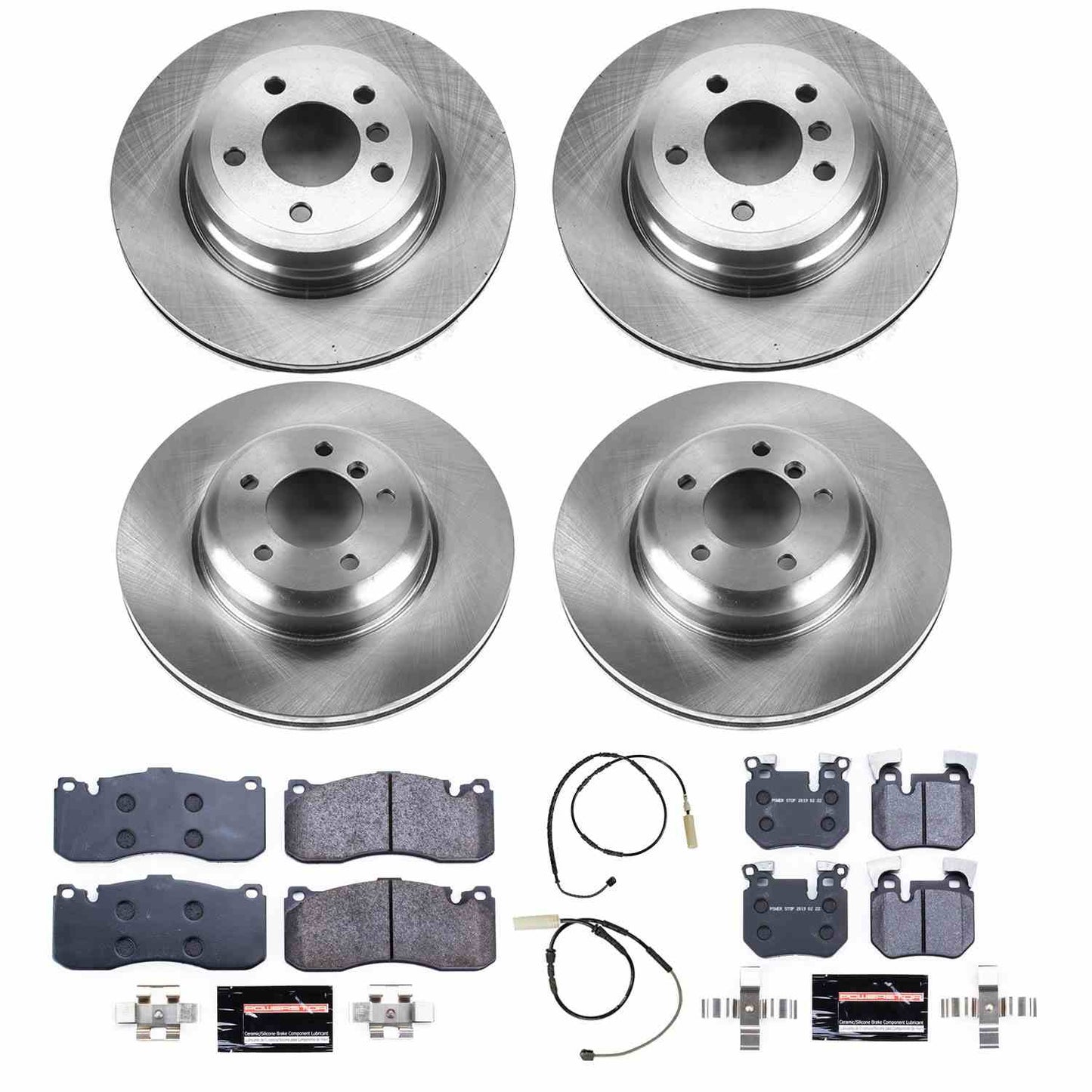 PowerStop Power Stop 11-13 BMW 135i Front & Rear Track Day SPEC Brake Kit TDSK6005