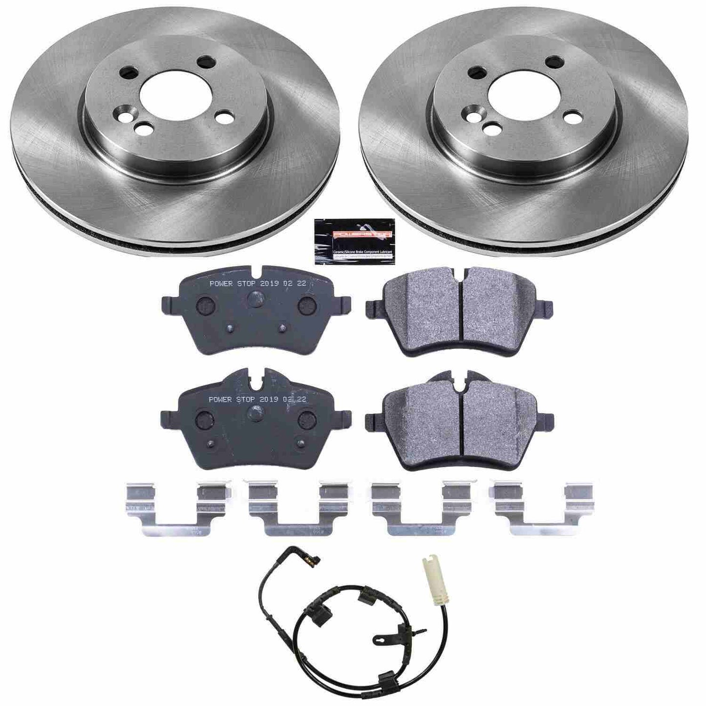 PowerStop Power Stop 07-10 Mini Cooper Front Track Day SPEC Brake Kit TDSK6068