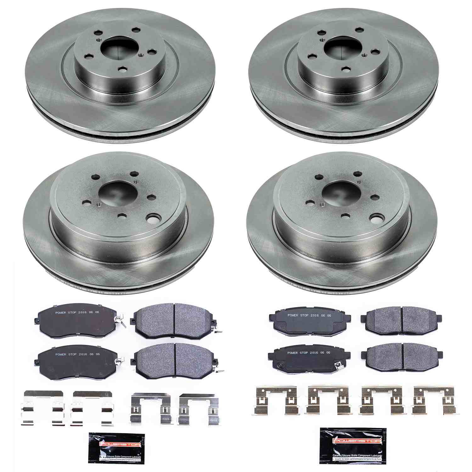 PowerStop Power Stop 13-16 Scion FR-S Front & Rear Track Day SPEC Brake Kit TDSK6164