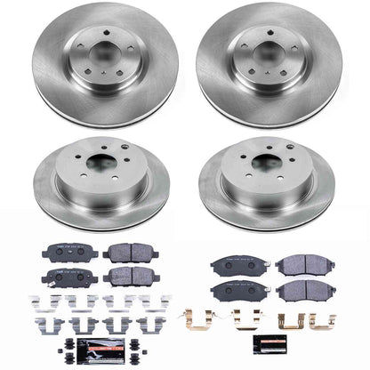 PowerStop Power Stop 12-13 Infiniti M35h Front & Rear Track Day SPEC Brake Kit TDSK6237