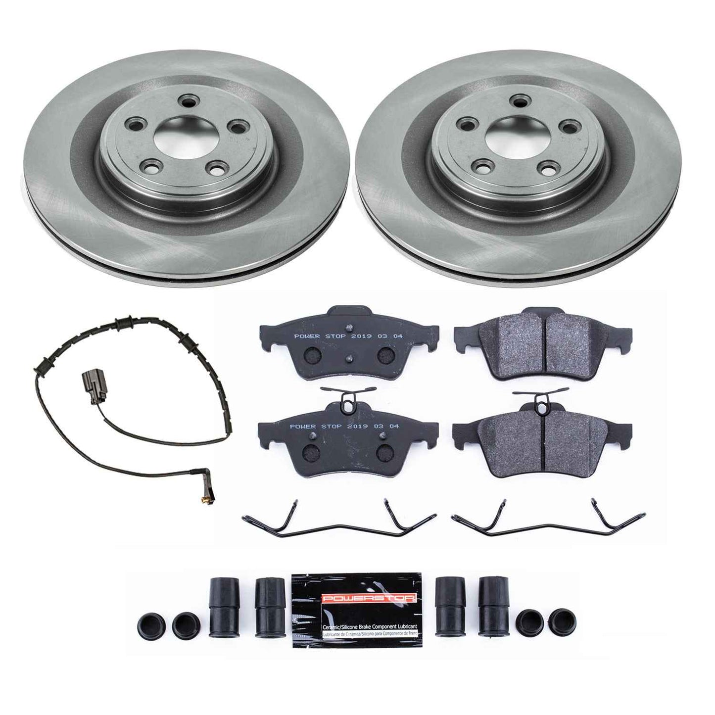 PowerStop Power Stop 10-15 Jaguar XF Rear Track Day SPEC Brake Kit TDSK6279
