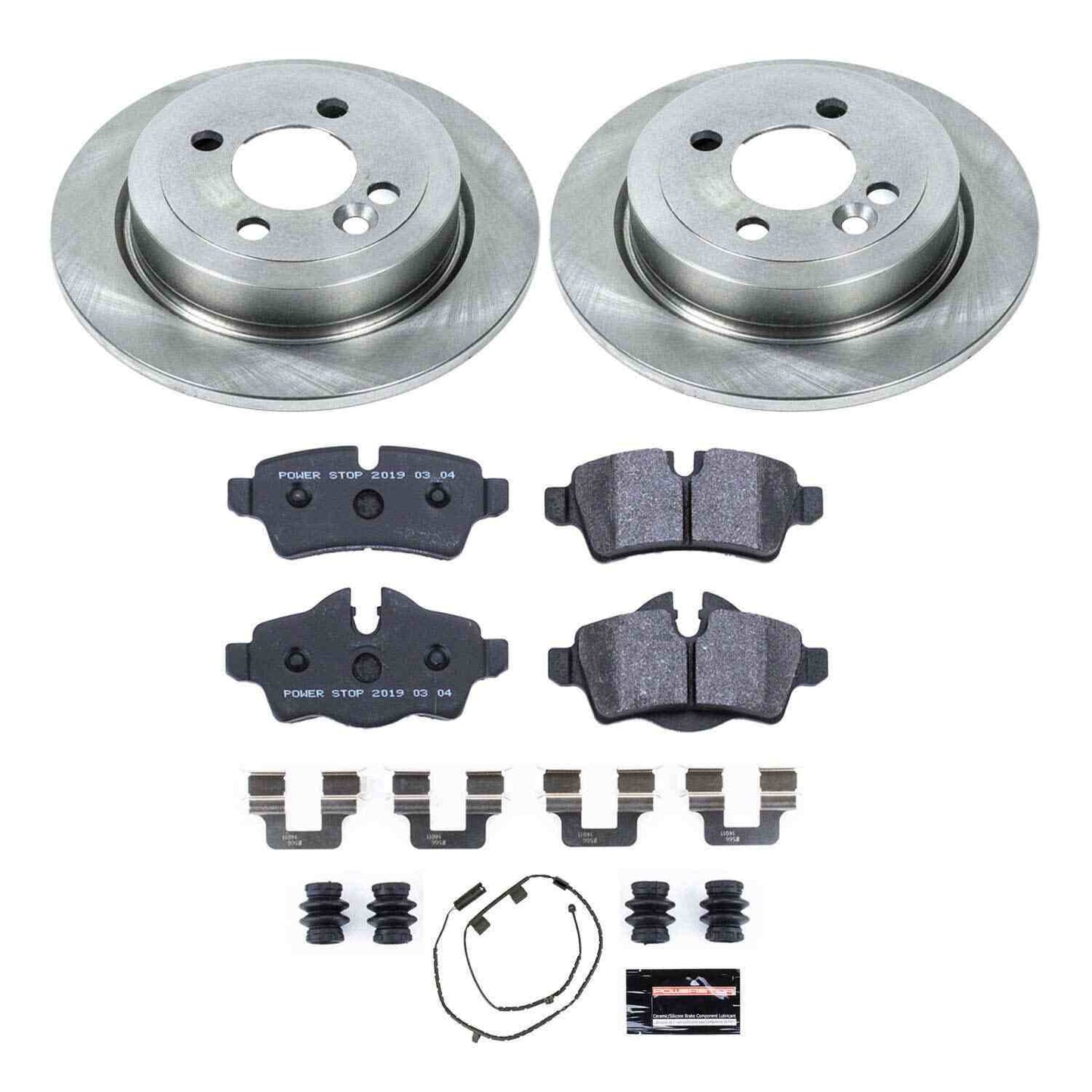 PowerStop Power Stop 07-10 Mini Cooper Rear Track Day SPEC Brake Kit TDSK6281