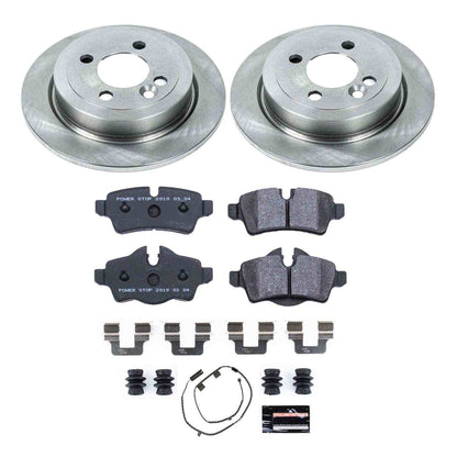 PowerStop Power Stop 07-10 Mini Cooper Rear Track Day SPEC Brake Kit TDSK6281