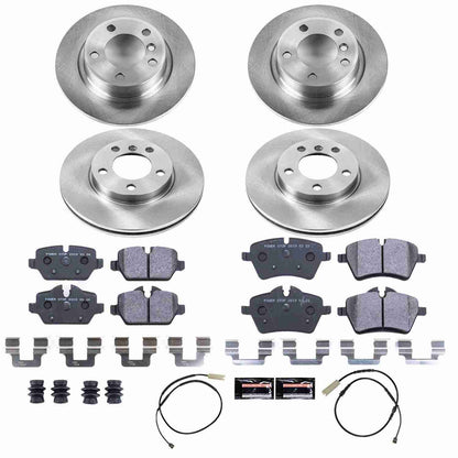 PowerStop Power Stop 11-16 Mini Cooper Countryman Front & Rear Track Day SPEC Brake Kit TDSK6663