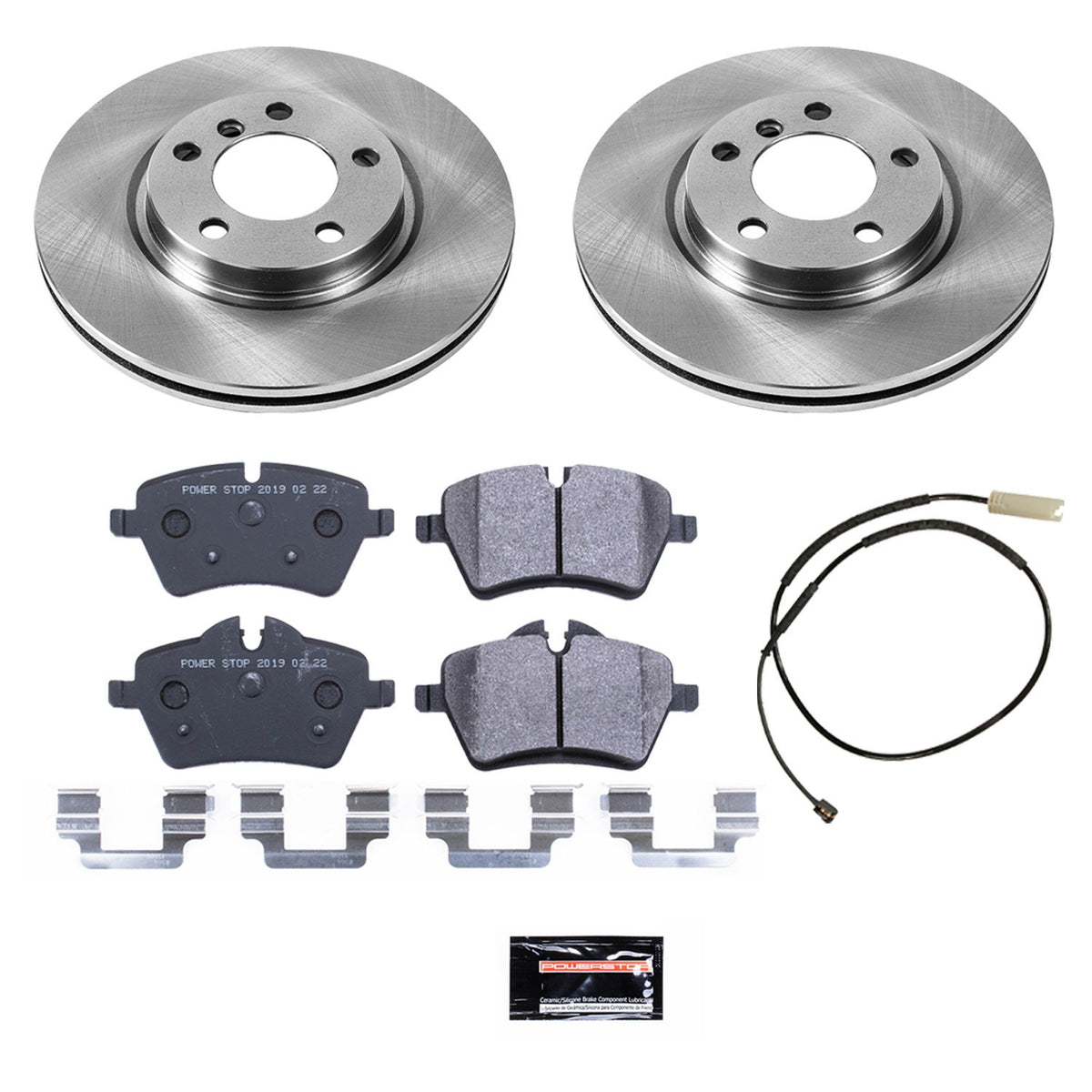 PowerStop Power Stop 11-16 Mini Cooper Countryman Front Track Day SPEC Brake Kit TDSK6665