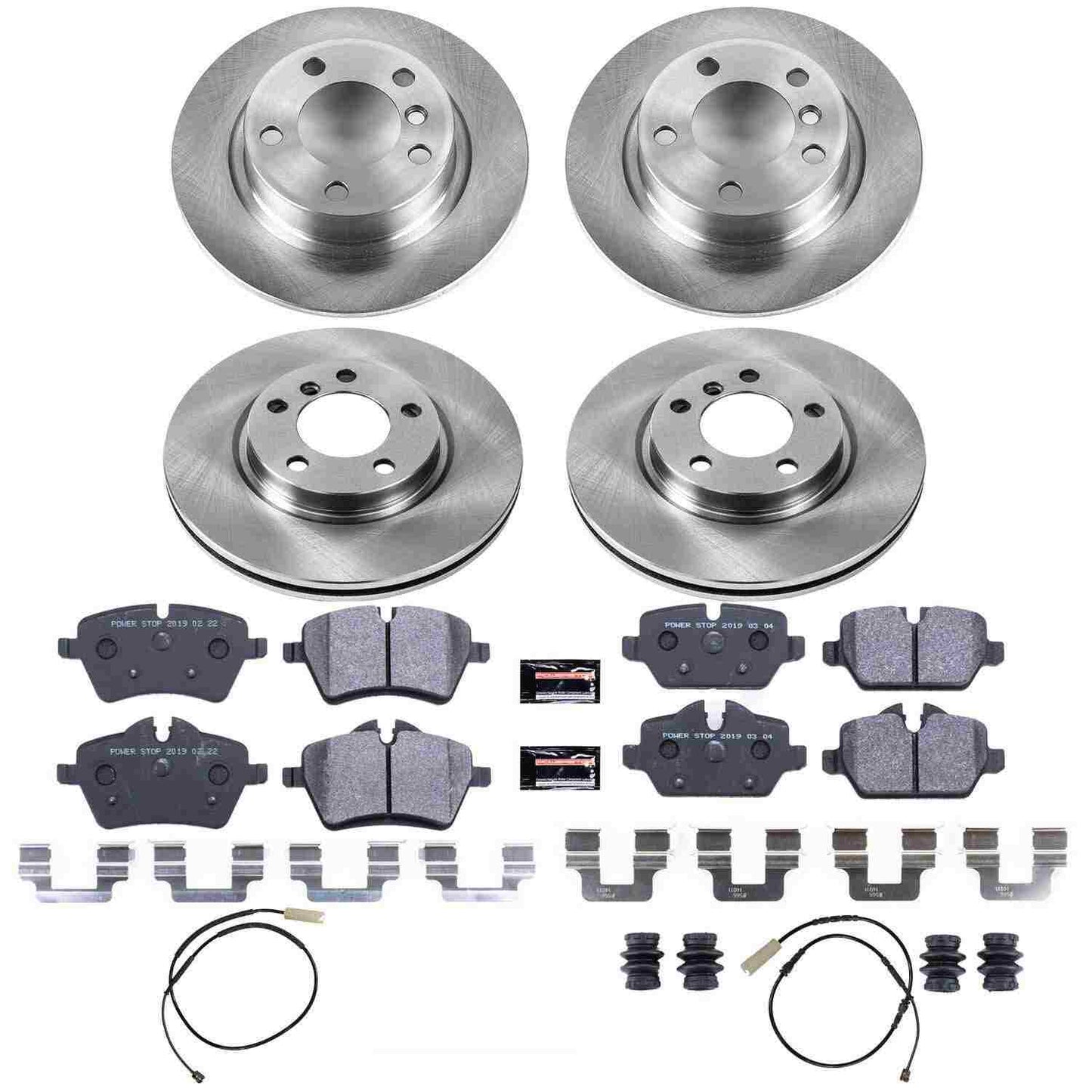 PowerStop Power Stop 11-16 Mini Cooper Countryman Front & Rear Track Day SPEC Brake Kit TDSK6666