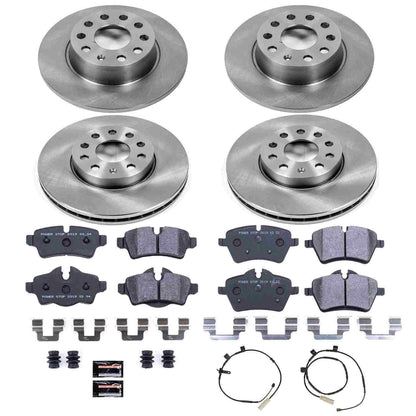 PowerStop Power Stop 11-16 Mini Cooper Front & Rear Track Day SPEC Brake Kit TDSK6742