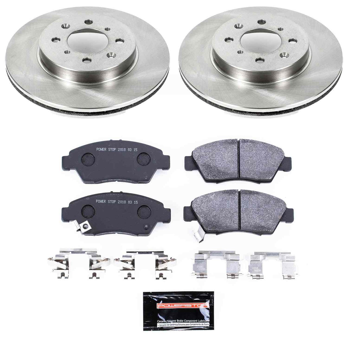 PowerStop Power Stop 93-95 Honda Civic Front Track Day SPEC Brake Kit TDSK694