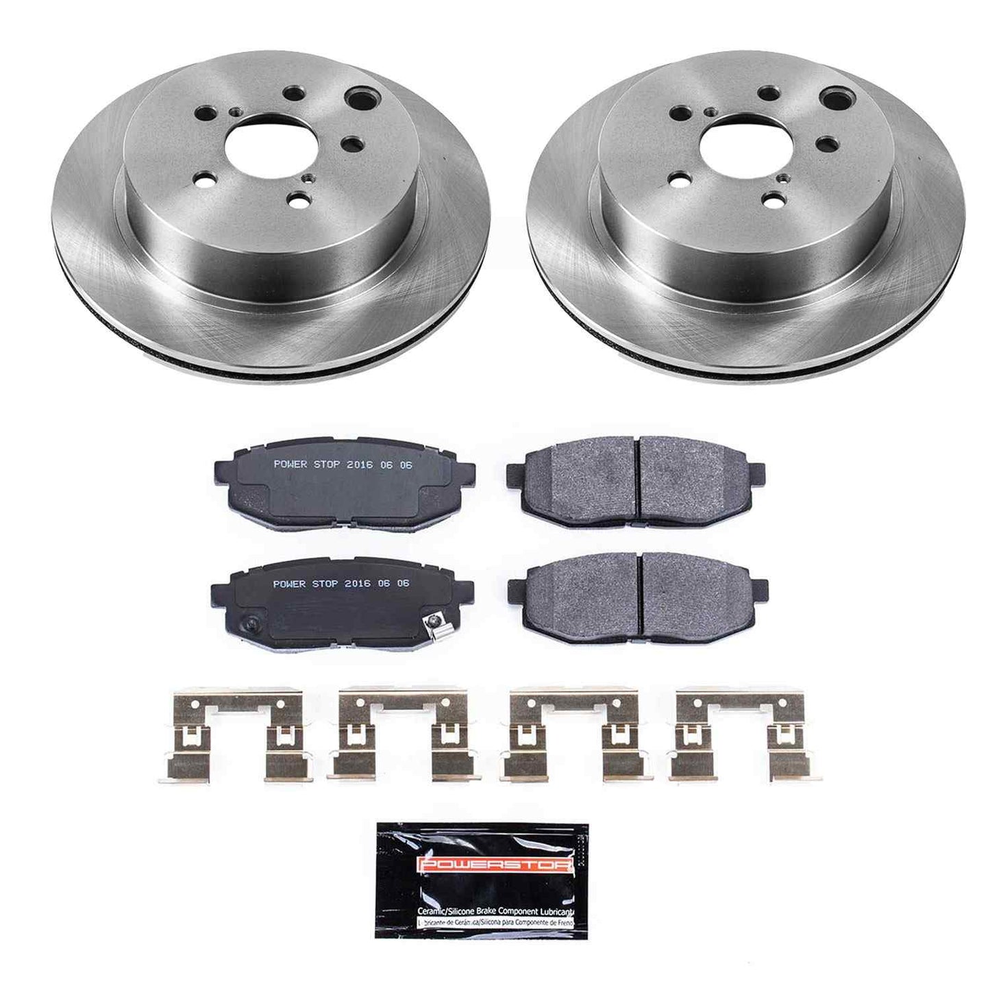 PowerStop Power Stop 14-18 Subaru Forester Rear Track Day SPEC Brake Kit TDSK6978