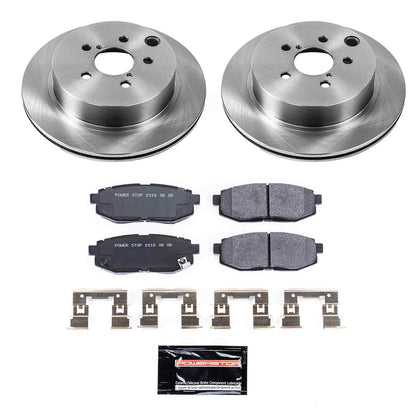 PowerStop Power Stop 14-18 Subaru Forester Rear Track Day SPEC Brake Kit TDSK6978