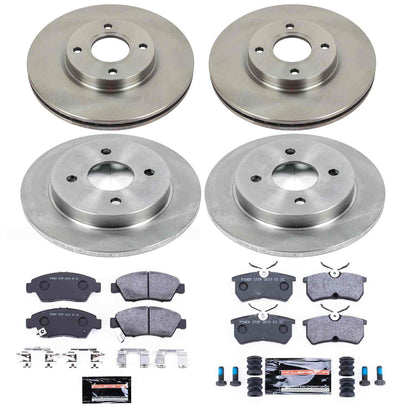 PowerStop Power Stop 14-19 Ford Fiesta Front & Rear Track Day SPEC Brake Kit TDSK7002