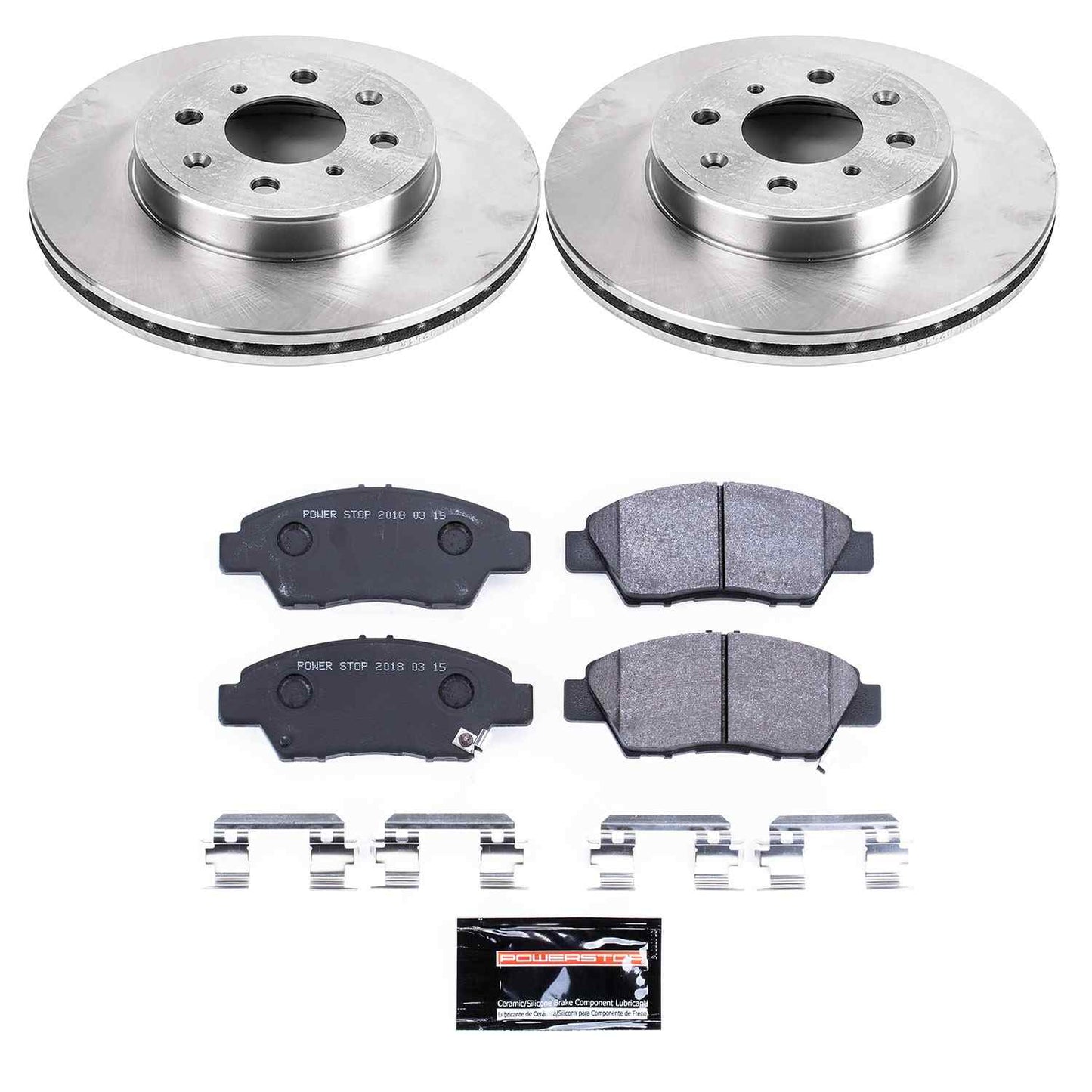 PowerStop Power Stop 15-19 Honda Fit Front Track Day SPEC Brake Kit TDSK7032