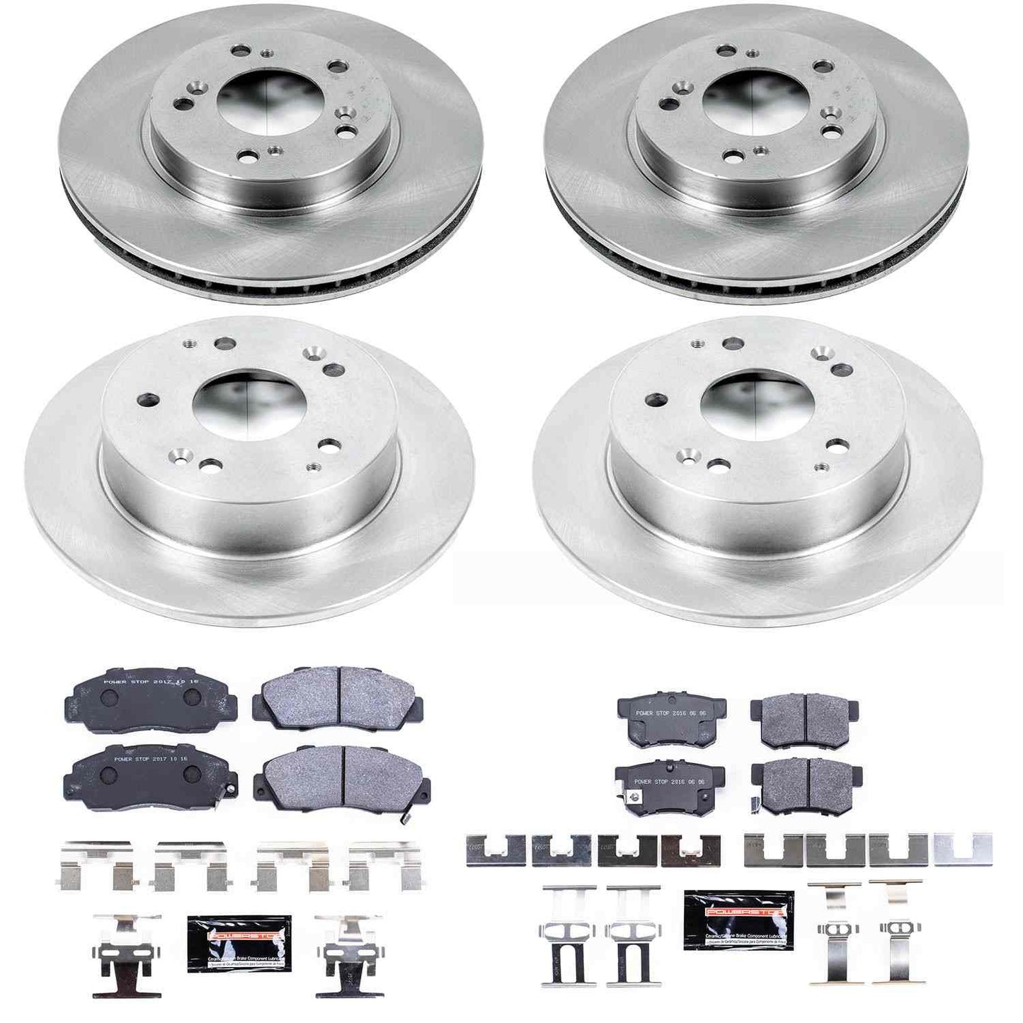 PowerStop Power Stop 97-01 Acura Integra Front & Rear Track Day SPEC Brake Kit TDSK707