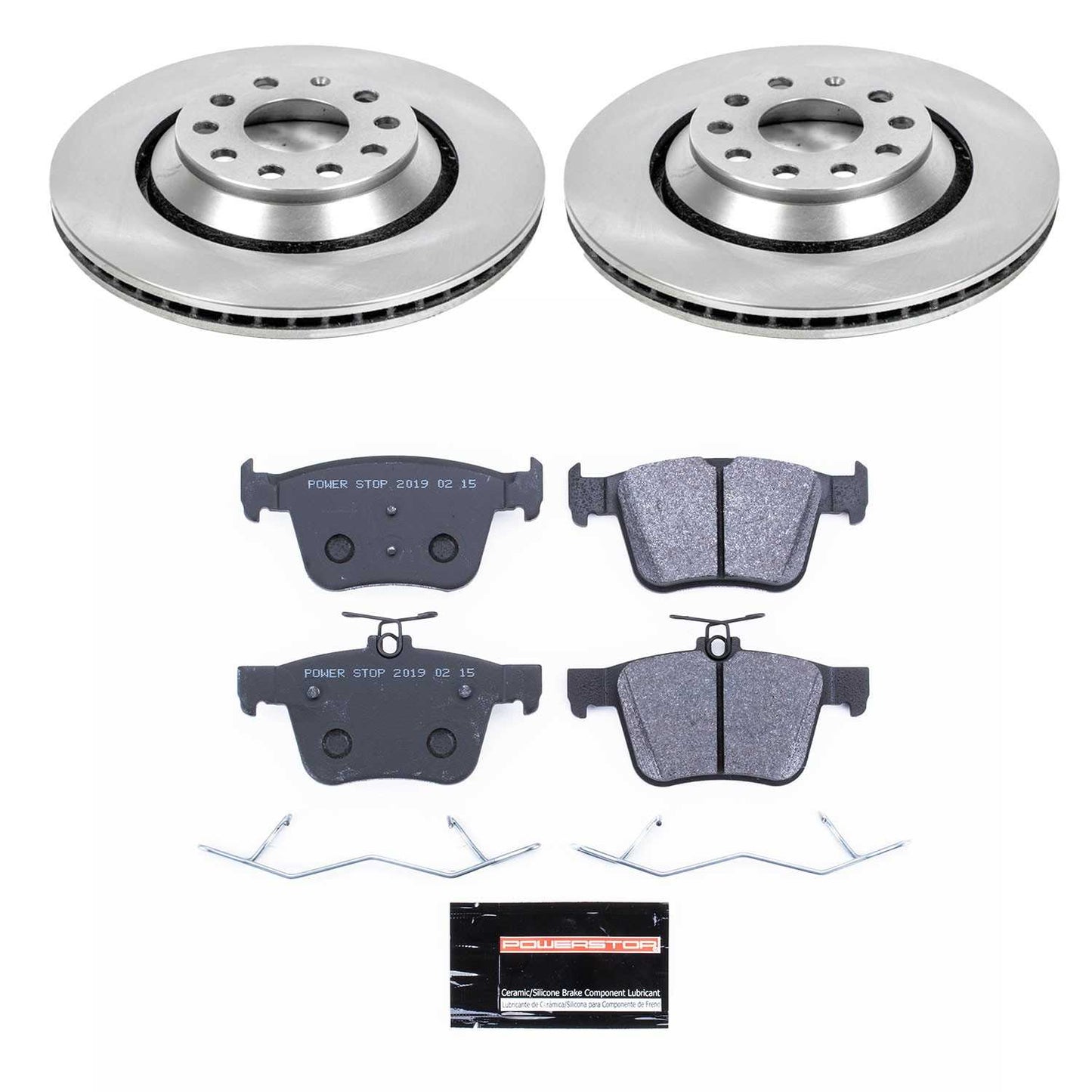 PowerStop Power Stop 17-18 Audi RS3 Rear Track Day SPEC Brake Kit TDSK7084
