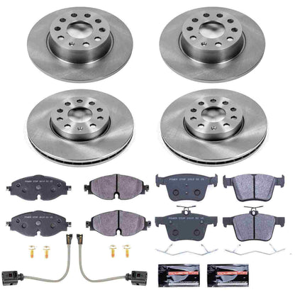 PowerStop Power Stop 15-18 Audi A3 Front & Rear Track Day SPEC Brake Kit TDSK7111