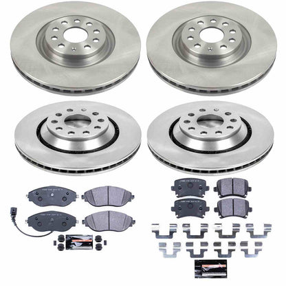 PowerStop Power Stop 12-17 Volkswagen CC Front & Rear Track Day SPEC Brake Kit TDSK7254