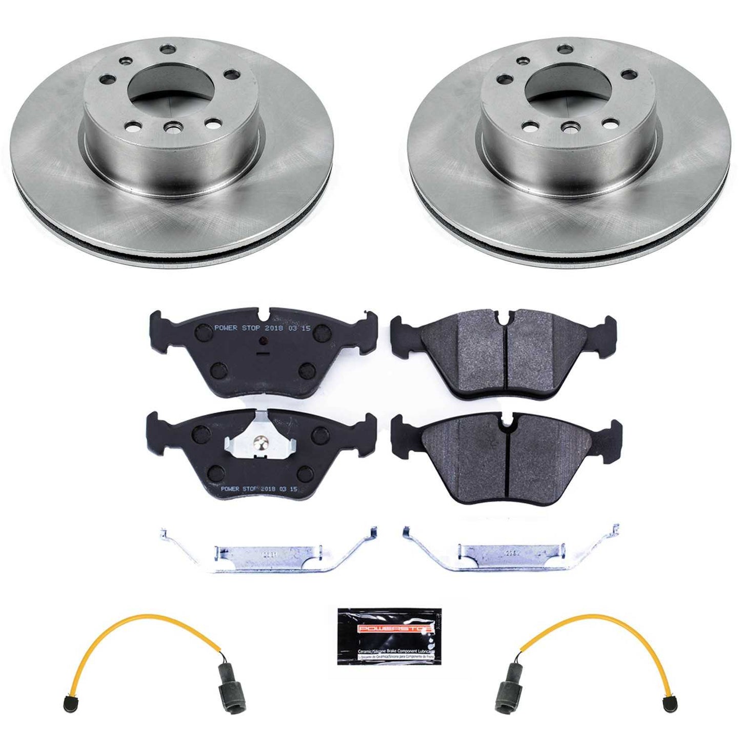 PowerStop Power Stop 1989 BMW 525i Front Track Day SPEC Brake Kit TDSK7334