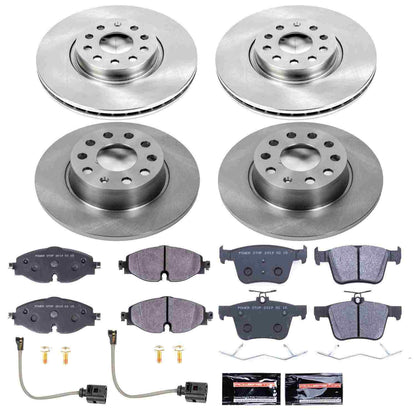 PowerStop Power Stop 15-18 Audi A3 Front & Rear Track Day SPEC Brake Kit TDSK7502