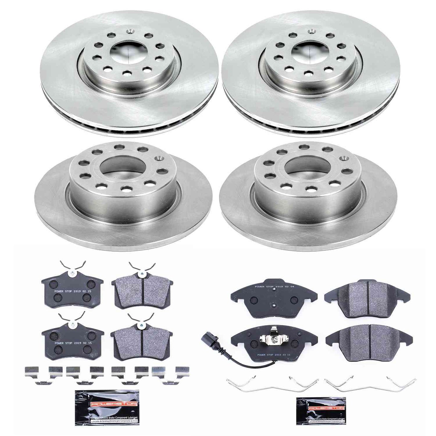 PowerStop Power Stop 2013 Audi A3 Front & Rear Track Day SPEC Brake Kit TDSK7530
