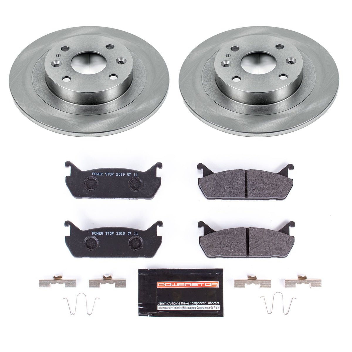 PowerStop Power Stop 91-96 Ford Escort Rear Track Day SPEC Brake Kit TDSK770