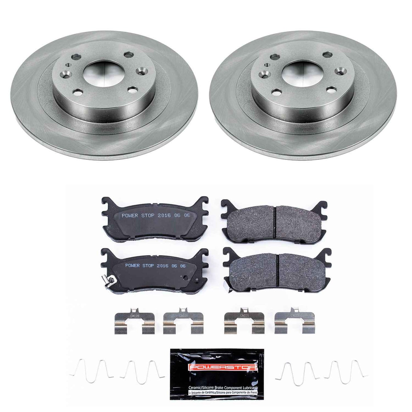 PowerStop Power Stop 97-03 Ford Escort Rear Track Day SPEC Brake Kit TDSK772