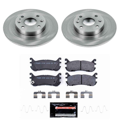 PowerStop Power Stop 97-03 Ford Escort Rear Track Day SPEC Brake Kit TDSK772