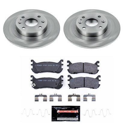 PowerStop Power Stop 97-03 Ford Escort Rear Track Day SPEC Brake Kit TDSK772