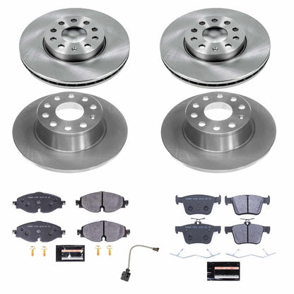 Power Stop 2019 Volkswagen Jetta Front & Rear Track Day SPEC Brake Kit TDSK8365