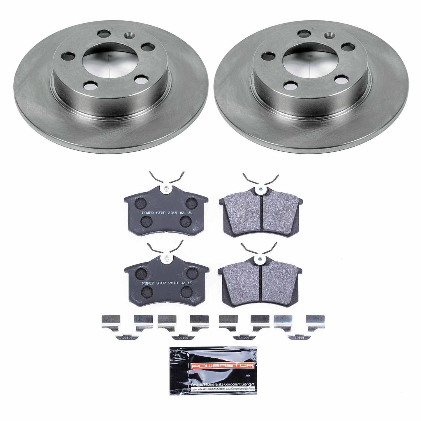 PowerStop Power Stop 98-10 Volkswagen Beetle Rear Track Day SPEC Brake Kit TDSK847