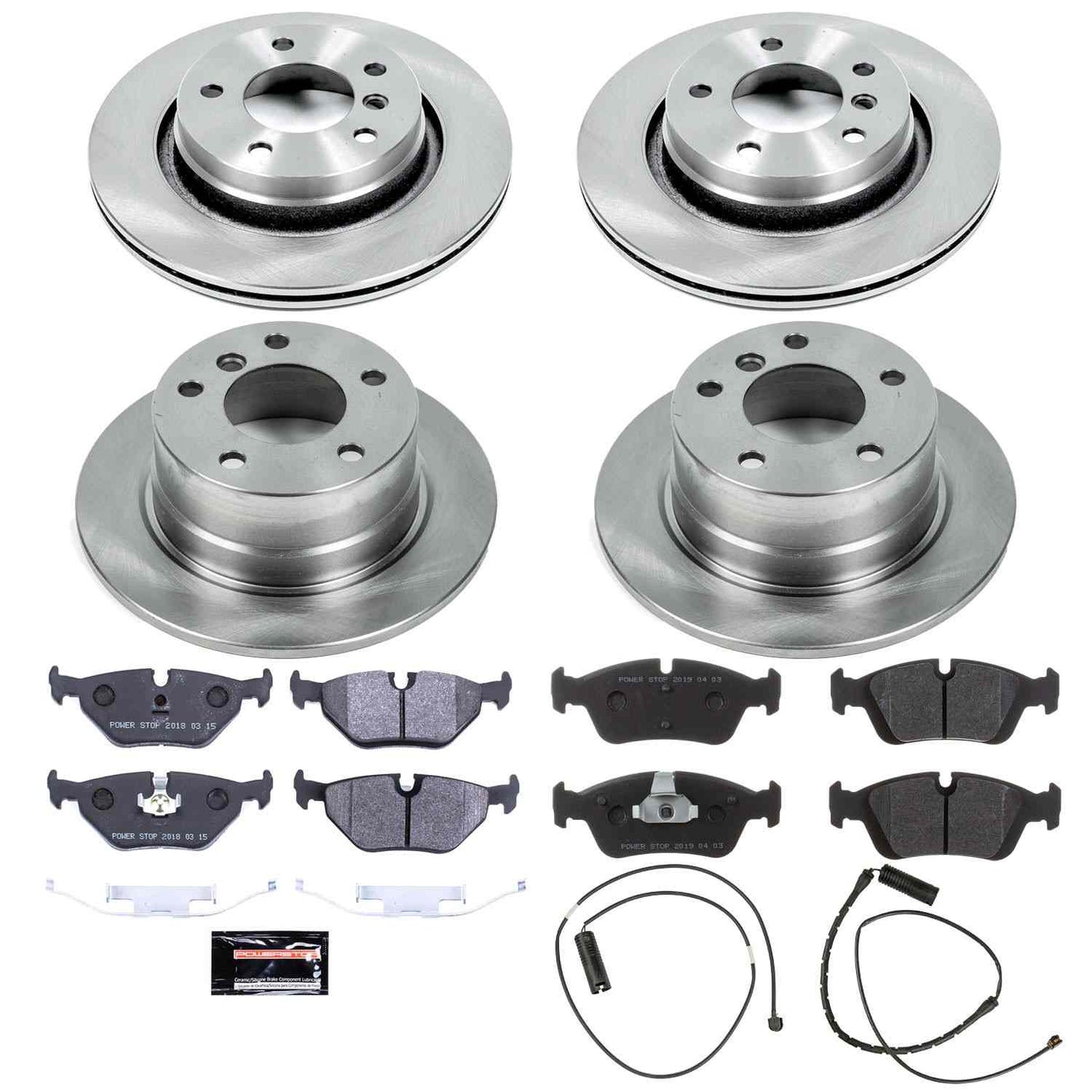 PowerStop Power Stop 01-02 BMW Z3 Front & Rear Track Day SPEC Brake Kit TDSK870