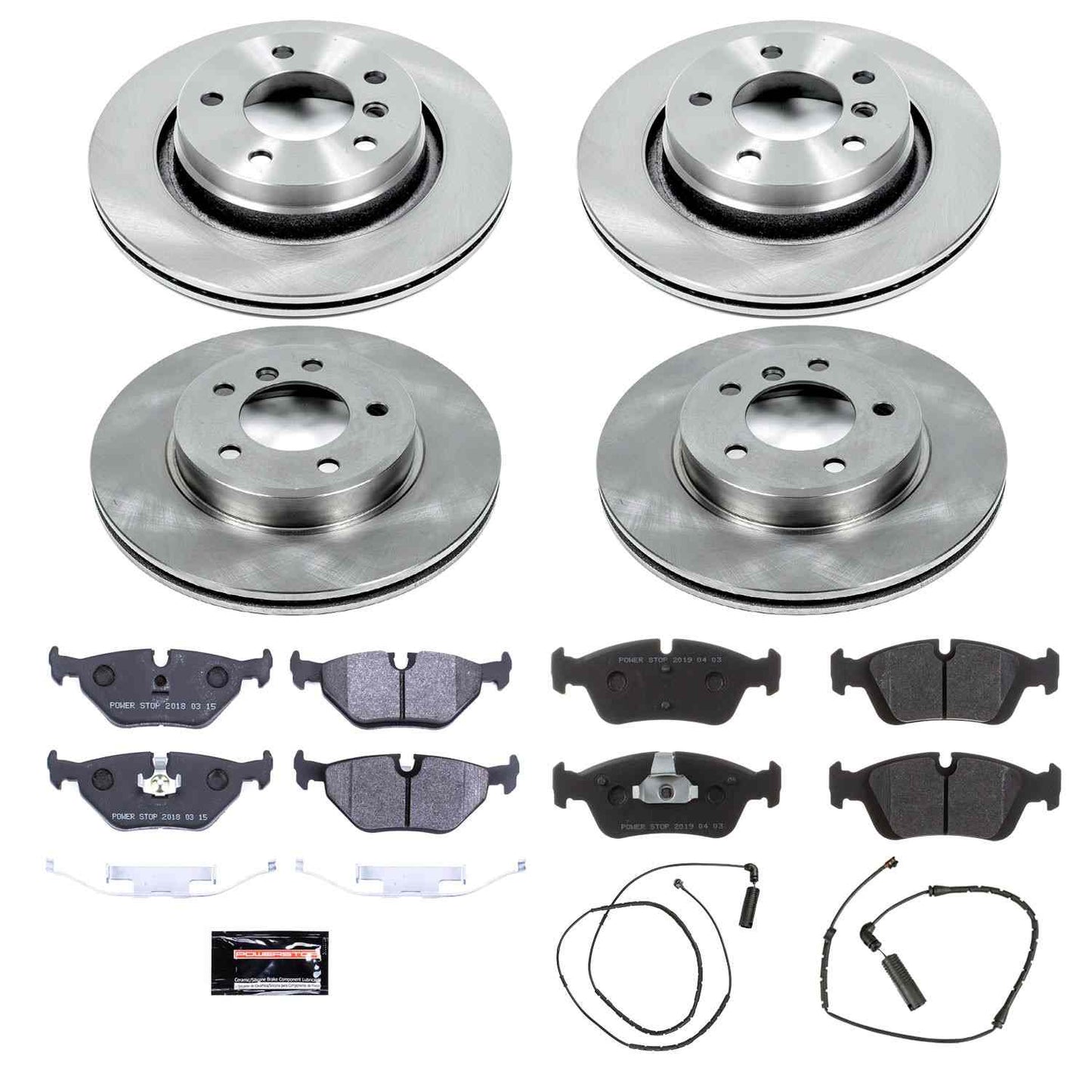 PowerStop Power Stop 2000 BMW 323i Front & Rear Track Day SPEC Brake Kit TDSK871