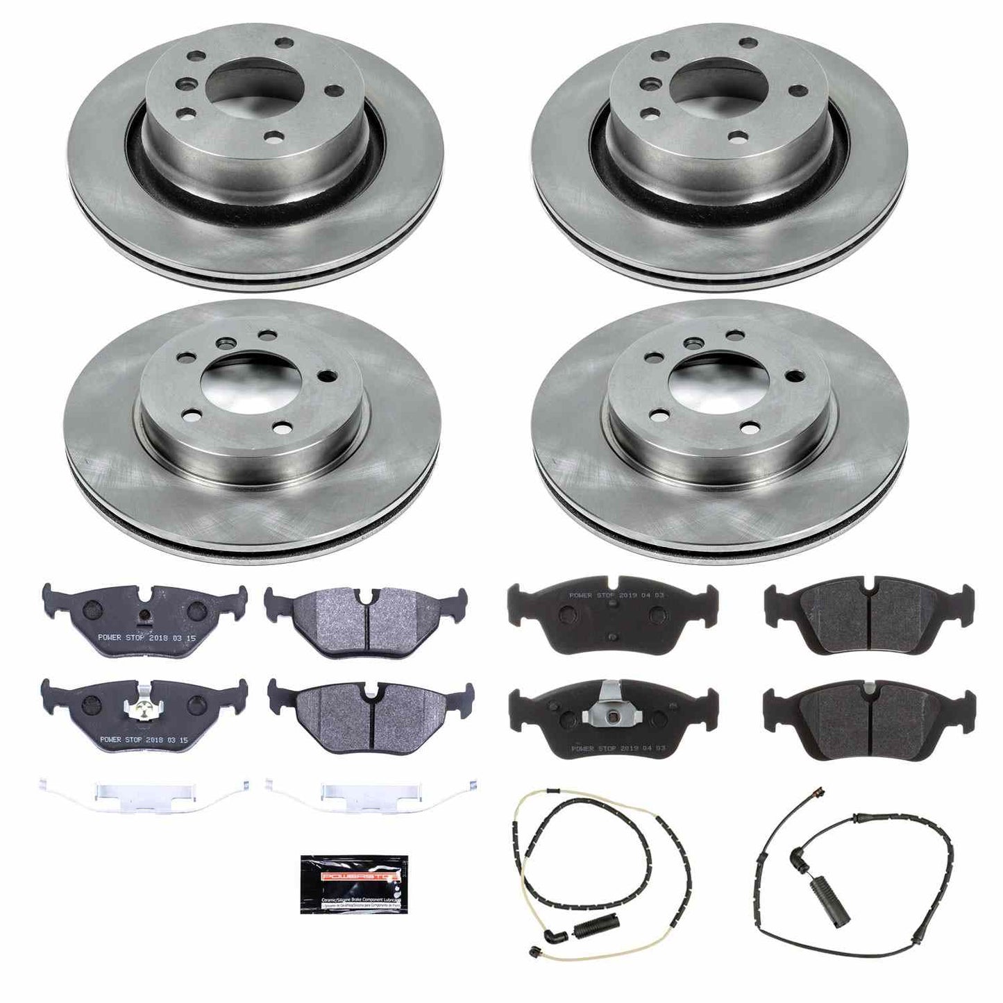 PowerStop Power Stop 03-08 BMW Z4 Front & Rear Track Day SPEC Brake Kit TDSK873