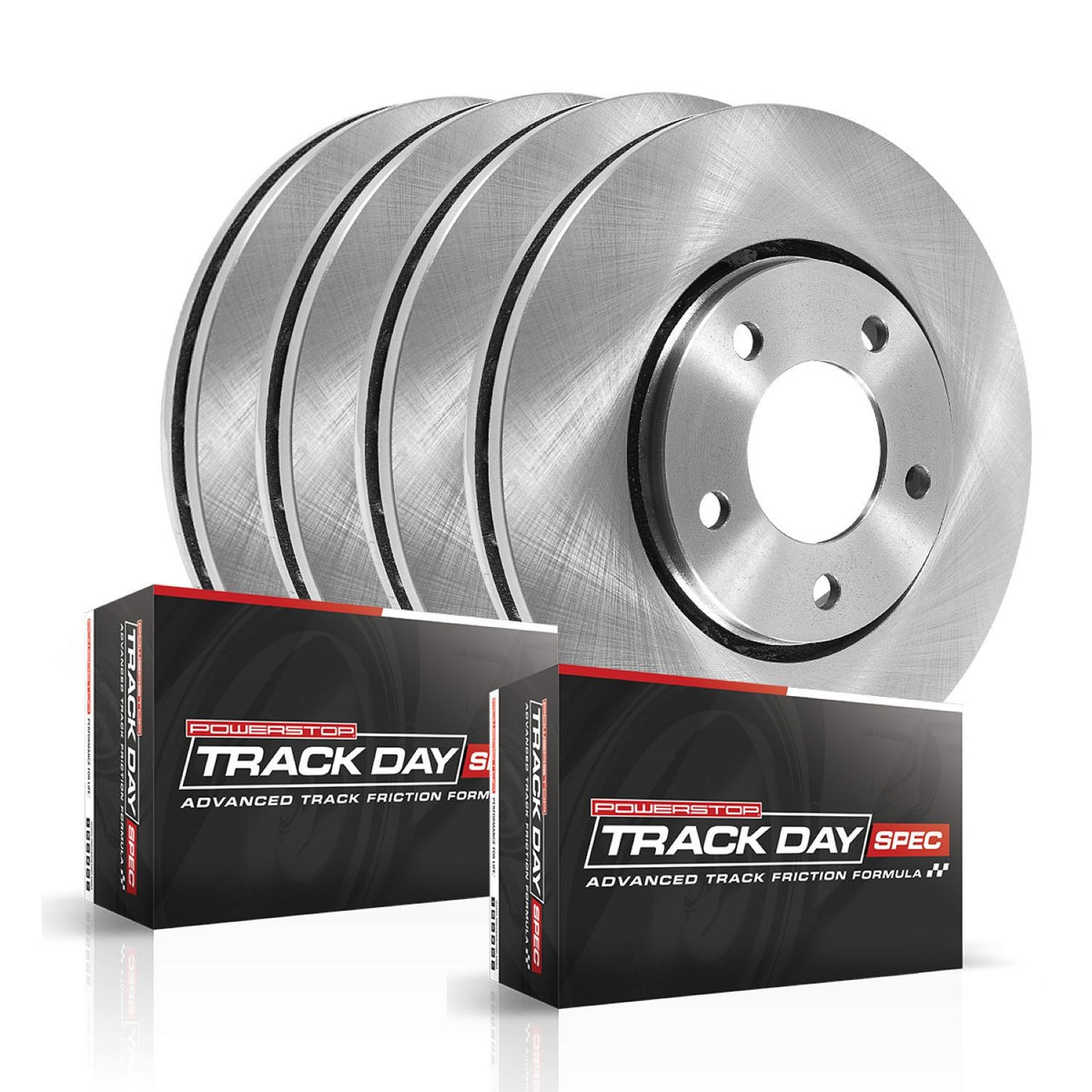 PowerStop Power Stop 01-05 BMW 325xi Front & Rear Track Day SPEC Brake Kit TDSK874