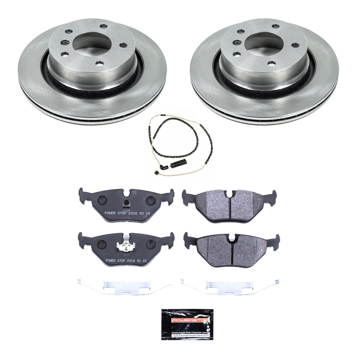 PowerStop Power Stop 03-08 BMW Z4 Rear Track Day SPEC Brake Kit TDSK962