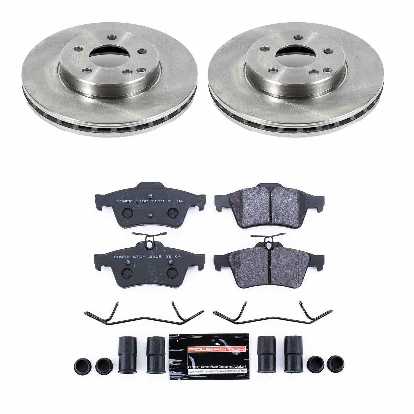 PowerStop Power Stop 03-11 Saab 9-3 Rear Track Day SPEC Brake Kit TDSK981
