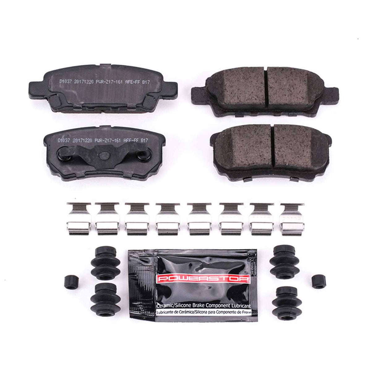 PowerStop Power Stop 11-14 Chrysler 200 Rear Z23 Evolution Sport Brake Pads w/Hardware Z23-1037